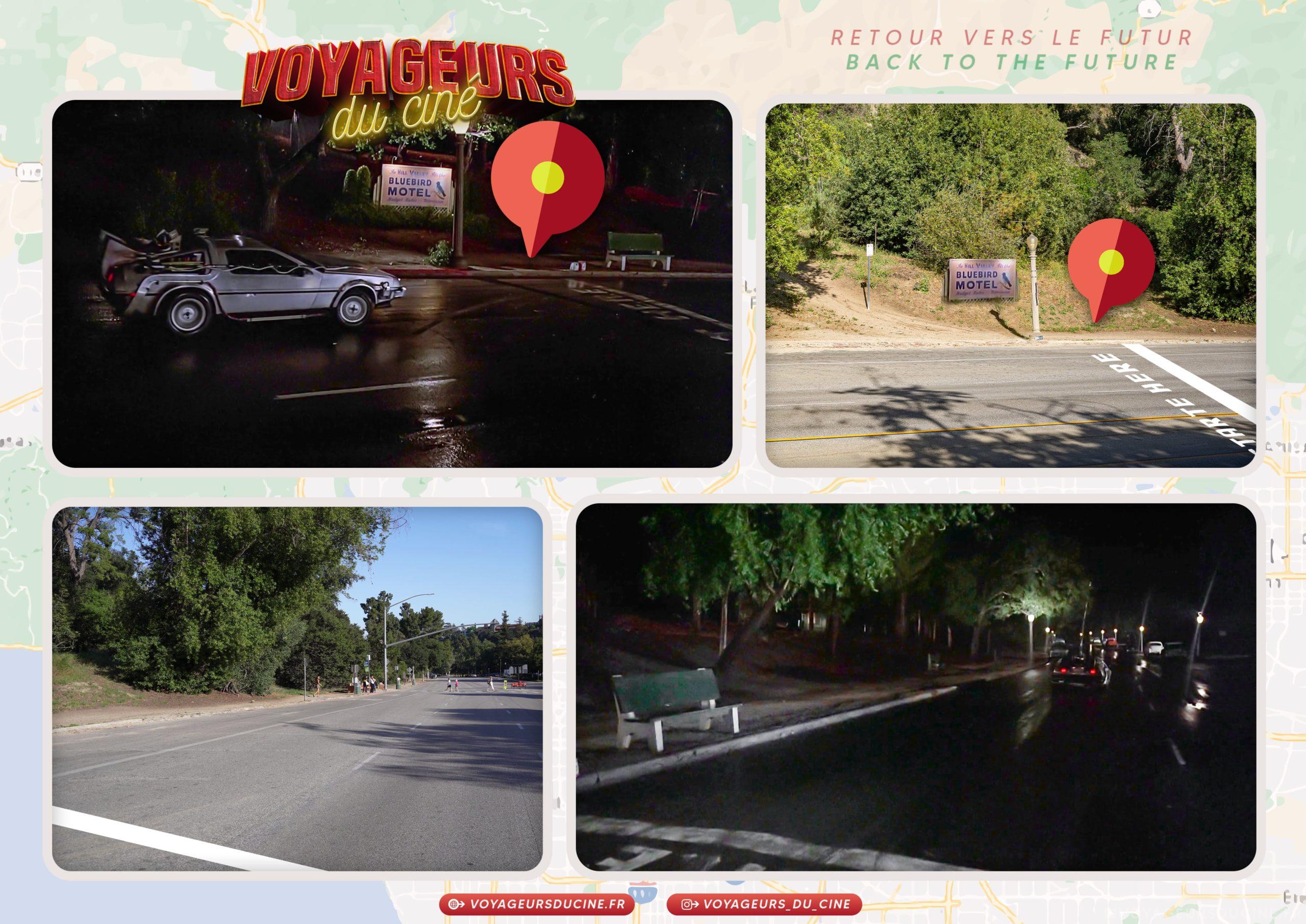 ligne de depart de doc dans retour vers le futur - Stater line delorean in Back to the future