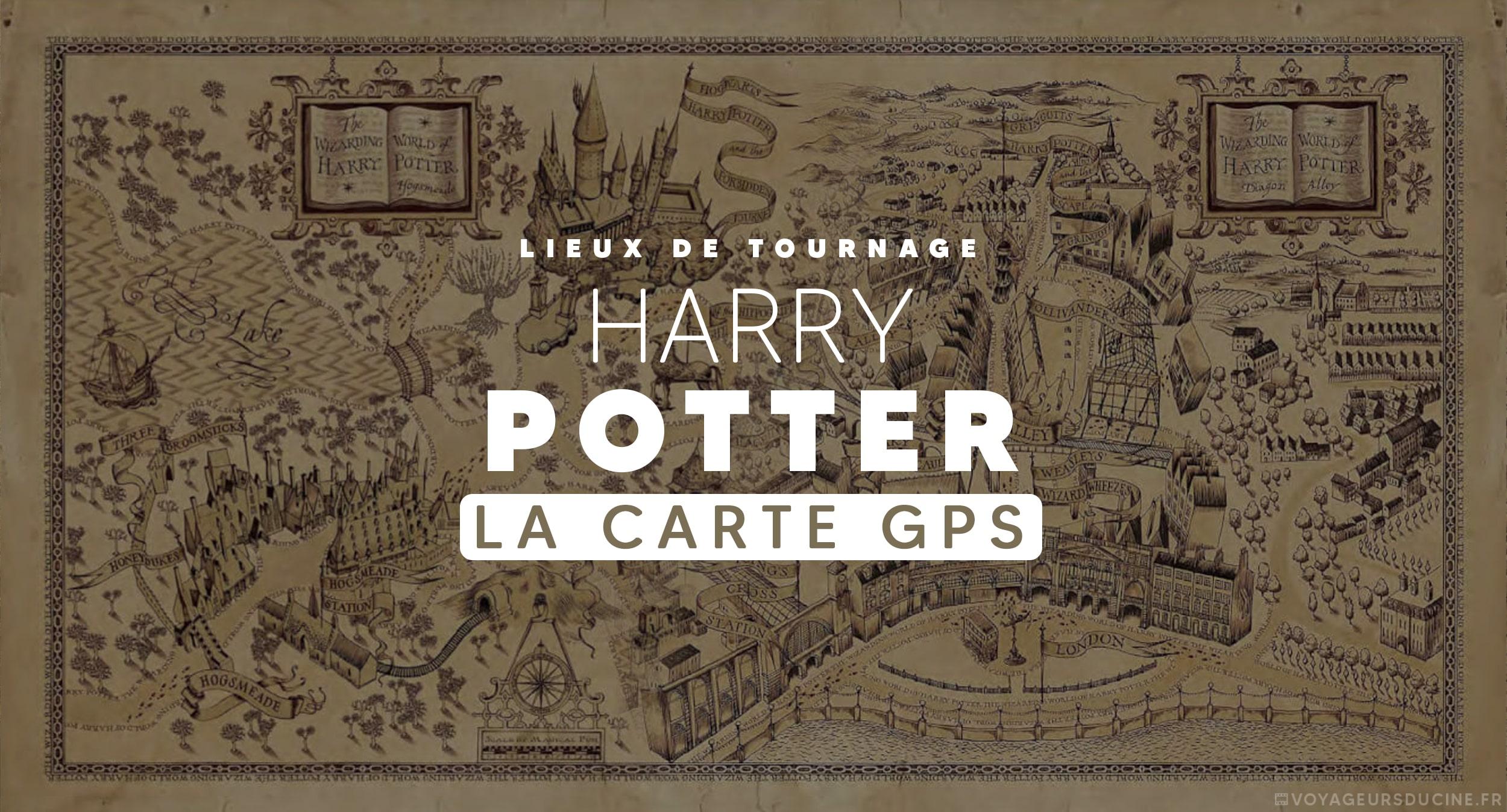 La carte détaillée des lieux de tournage de Harry Potter donne envie de  voyager ! 