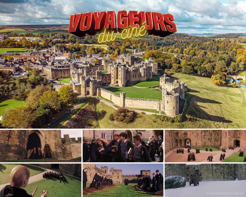 chateau d'Alnwick dans Harry Potter interieur