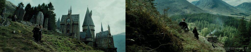 La cabane de Hagrid dans la vallée de glenco juste a coté de poudlard
