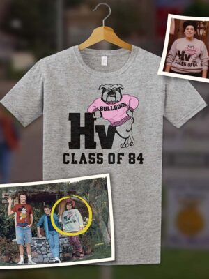 Tshirt Bulldog Hillvalley - retour vers le futur - back to the future